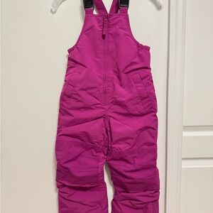 NEW Lands’ End Squall Girls Ski Pants Snow Bibs NWT Waterproof Insulated.